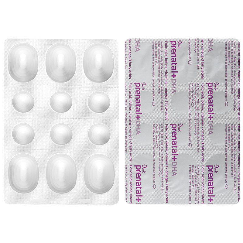 Prenatal + DHA Denk bổ sung vitamin, DHA và EPA cho phụ nữ mang thai hộp 60 viên - 9